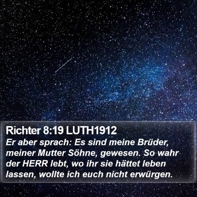 Richter 8:19 LUTH1912 Bible Verse Image