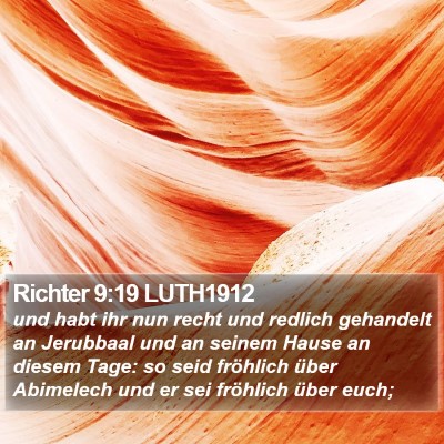 Richter 9:19 LUTH1912 Bible Verse Image