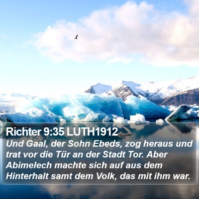 Richter 9:35 LUTH1912 Bible Verse Image