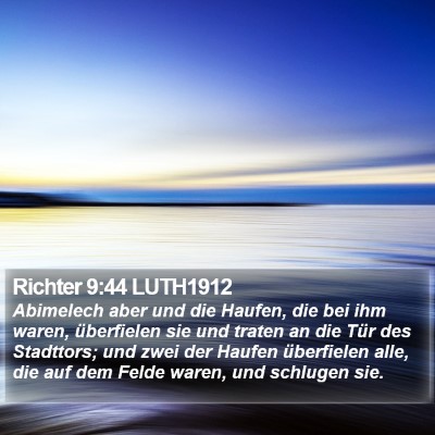 Richter 9:44 LUTH1912 Bible Verse Image