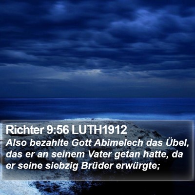 Richter 9:56 LUTH1912 Bible Verse Image