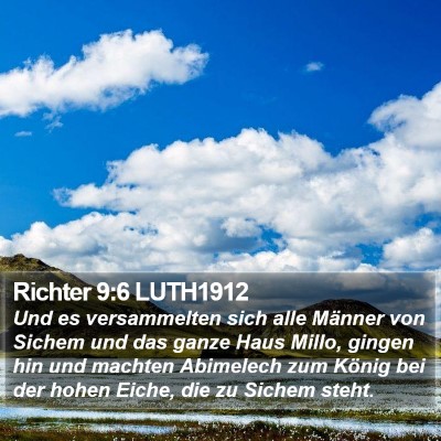 Richter 9:6 LUTH1912 Bible Verse Image