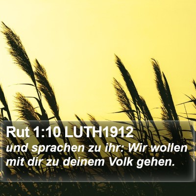 Rut 1:10 LUTH1912 Bible Verse Image