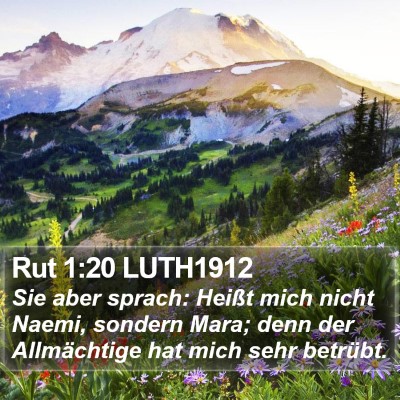 Rut 1:20 LUTH1912 Bible Verse Image