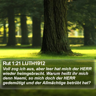 Rut 1:21 LUTH1912 Bible Verse Image