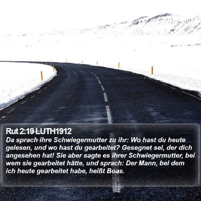 Rut 2:19 LUTH1912 Bible Verse Image