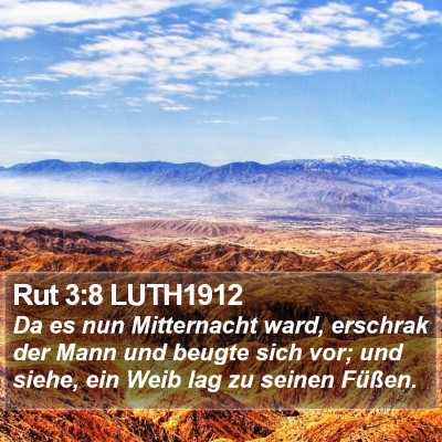 Rut 3:8 LUTH1912 Bible Verse Image
