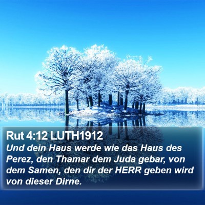 Rut 4:12 LUTH1912 Bible Verse Image