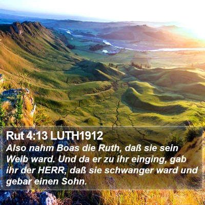 Rut 4:13 LUTH1912 Bible Verse Image