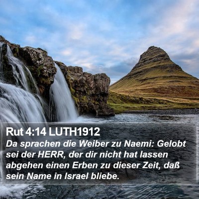 Rut 4:14 LUTH1912 Bible Verse Image
