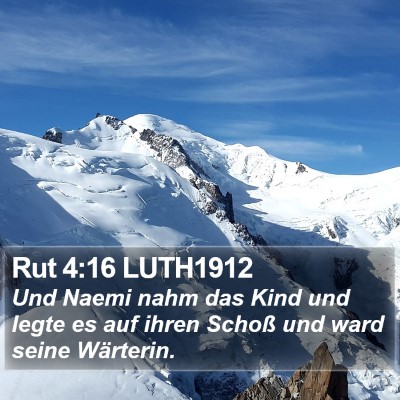 Rut 4:16 LUTH1912 Bible Verse Image