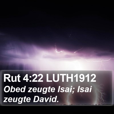 Rut 4:22 LUTH1912 Bible Verse Image