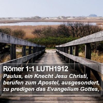 Römer 1:1 LUTH1912 Bible Verse Image