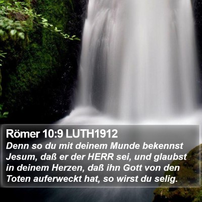 Römer 10:9 LUTH1912 Bible Verse Image