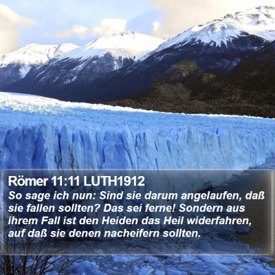 Römer 11:11 LUTH1912 Bible Verse Image