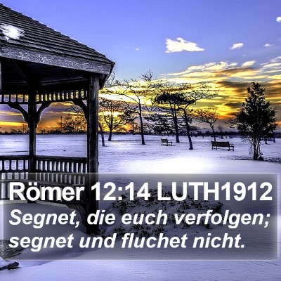 Römer 12:14 LUTH1912 Bible Verse Image