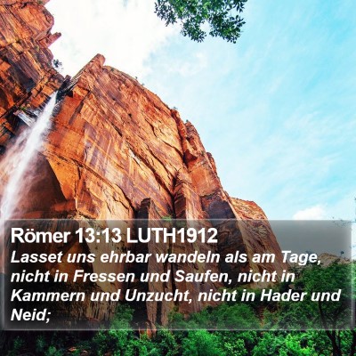 Römer 13:13 LUTH1912 Bible Verse Image