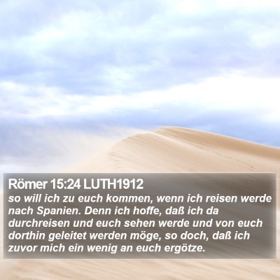 Römer 15:24 LUTH1912 Bible Verse Image