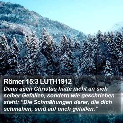 Römer 15:3 LUTH1912 Bible Verse Image