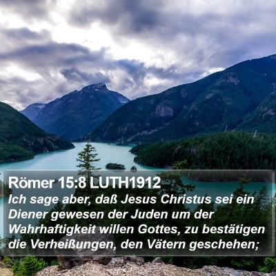 Römer 15:8 LUTH1912 Bible Verse Image
