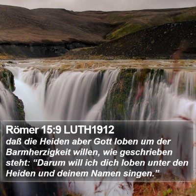 Römer 15:9 LUTH1912 Bible Verse Image