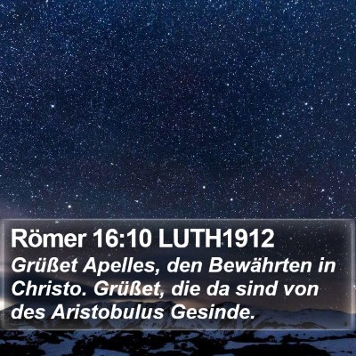 Römer 16:10 LUTH1912 Bible Verse Image