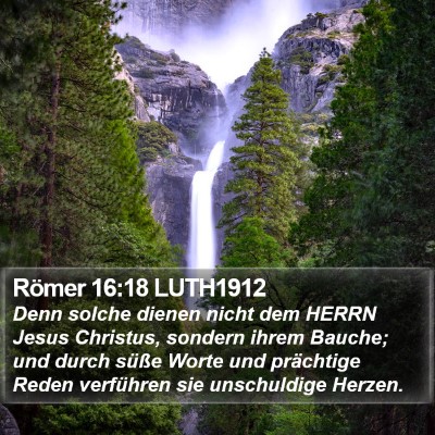 Römer 16:18 LUTH1912 Bible Verse Image