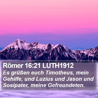 Römer 16:21 LUTH1912 Bible Verse Image