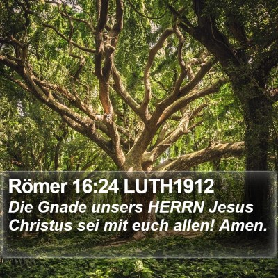 Römer 16:24 LUTH1912 Bible Verse Image
