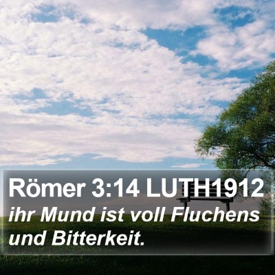 Römer 3:14 LUTH1912 Bible Verse Image