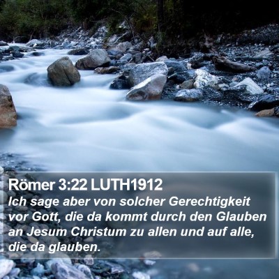 Römer 3:22 LUTH1912 Bible Verse Image