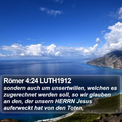 Römer 4:24 LUTH1912 Bible Verse Image