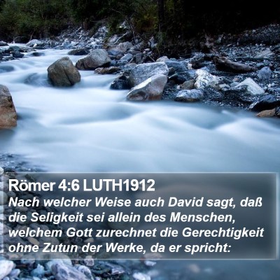 Römer 4:6 LUTH1912 Bible Verse Image
