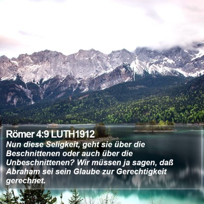 Römer 4:9 LUTH1912 Bible Verse Image