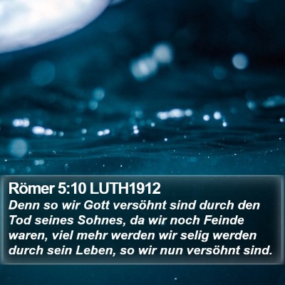Römer 5:10 LUTH1912 Bible Verse Image