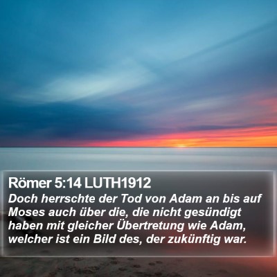 Römer 5:14 LUTH1912 Bible Verse Image