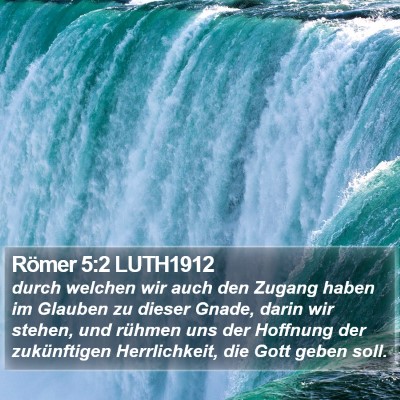 Römer 5:2 LUTH1912 Bible Verse Image