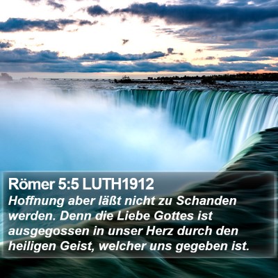 Römer 5:5 LUTH1912 Bible Verse Image