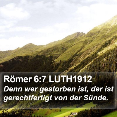 Römer 6:7 LUTH1912 Bible Verse Image