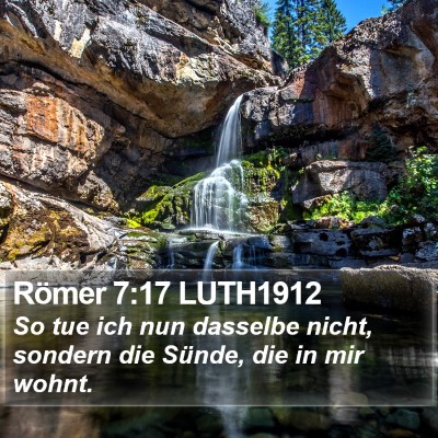 Römer 7:17 LUTH1912 Bible Verse Image