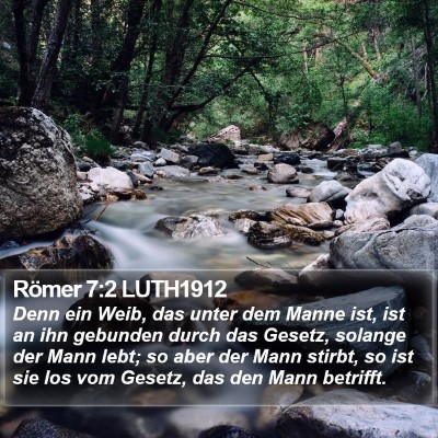Römer 7:2 LUTH1912 Bible Verse Image
