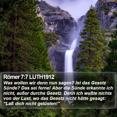 Römer 7:7 LUTH1912 Bible Verse Image