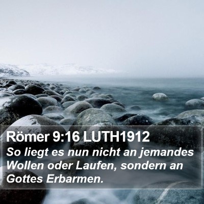 Römer 9:16 LUTH1912 Bible Verse Image