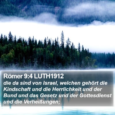 Römer 9:4 LUTH1912 Bible Verse Image