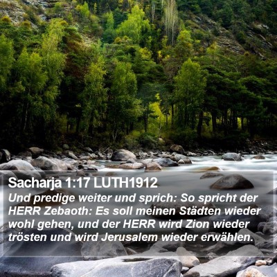 Sacharja 1:17 LUTH1912 Bible Verse Image
