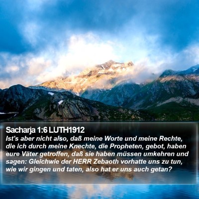 Sacharja 1:6 LUTH1912 Bible Verse Image