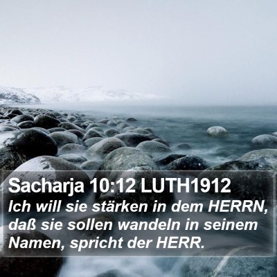 Sacharja 10:12 LUTH1912 Bible Verse Image