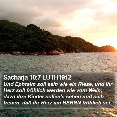 Sacharja 10:7 LUTH1912 Bible Verse Image