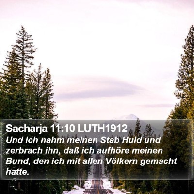 Sacharja 11:10 LUTH1912 Bible Verse Image