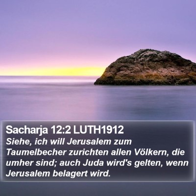 Sacharja 12:2 LUTH1912 Bible Verse Image